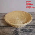 Wicker Woven Serving Basket – Bread, Fruit & Vegetable Tray Woven Serving Basket Richie's