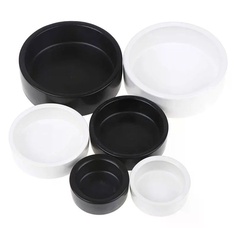 Ceramic Reptile Feeder Bowl – Anti-Escape Dish for Gecko & Crab Reptile Feeder Bowl Richie's