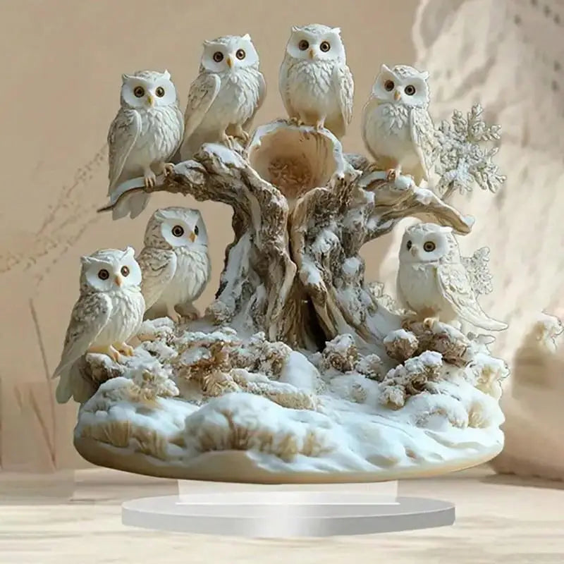 2D Anime Owl Statue Acrylic Desktop Decor & Gift Figurine Decorative Figurine Richie's 9
