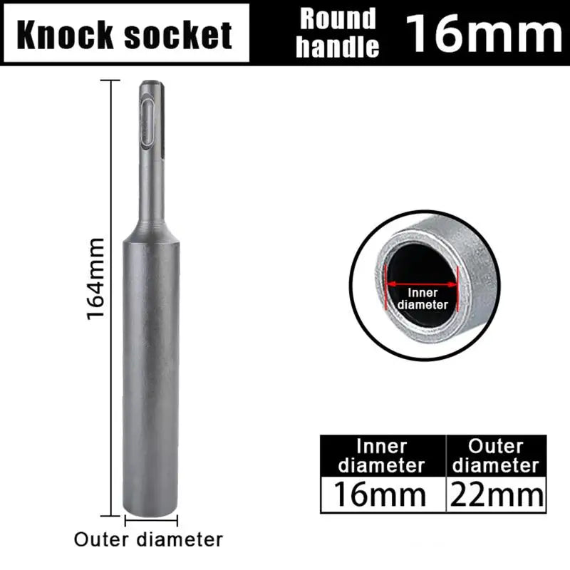 Rotary Hammer Drill Bit Driver 8–20mm Hardened Steel Stake Rod Hammer Drill Bit Driver Richie's 16mm
