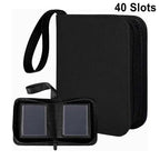 40-Slot PU Leather Card Binder Zipper Album – TCG & Sport Cards Card Storage Binder Richie's A1