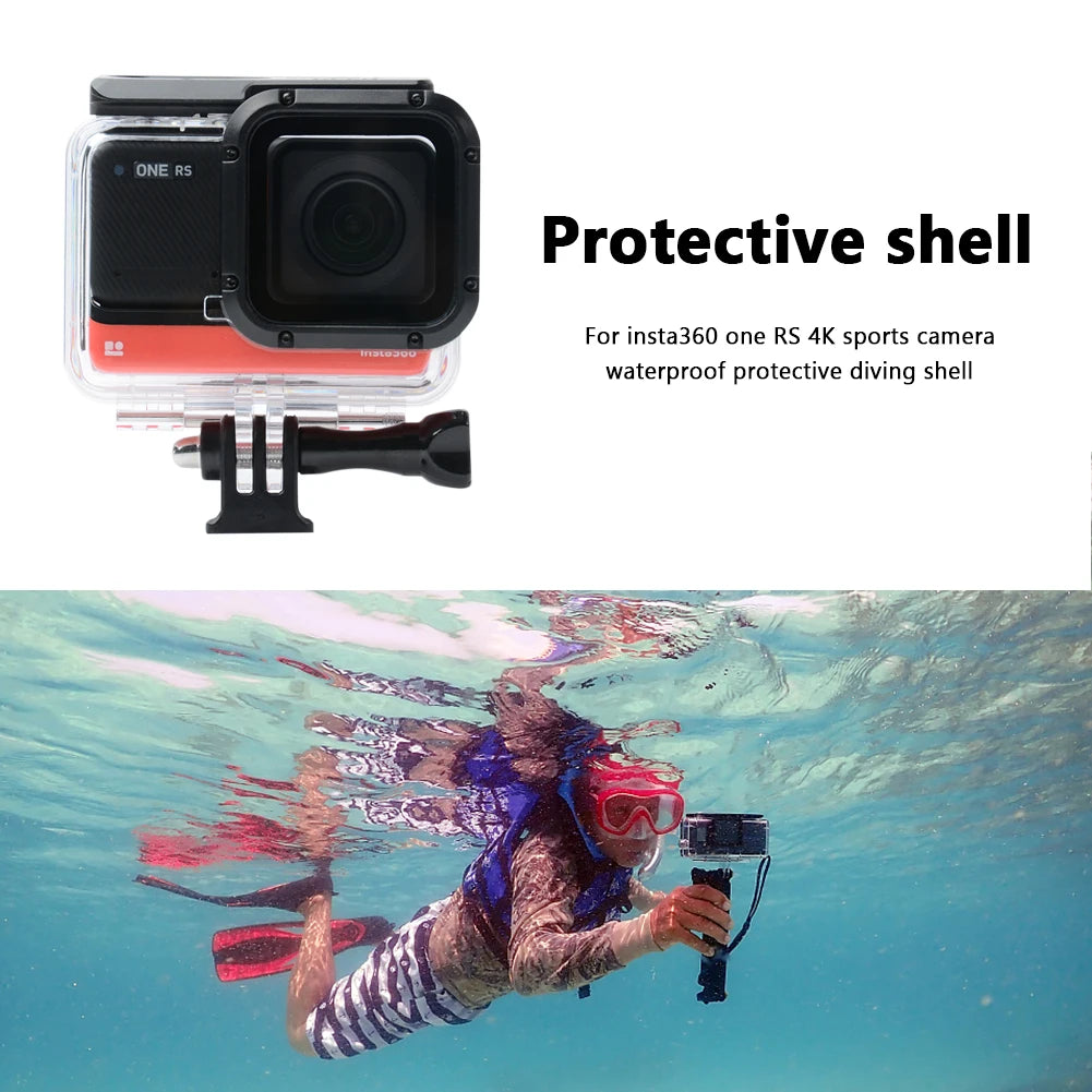 Waterproof Diving Case for Insta360 One R 4K – 40m Housing Waterproof Camera Housing Richie's