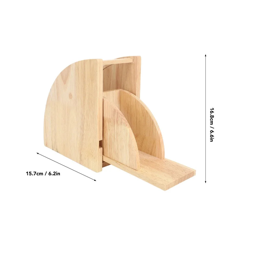 Solid Wood Coffee Filter Holder – Dustproof Storage Rack Coffee Filter Holder Richie's