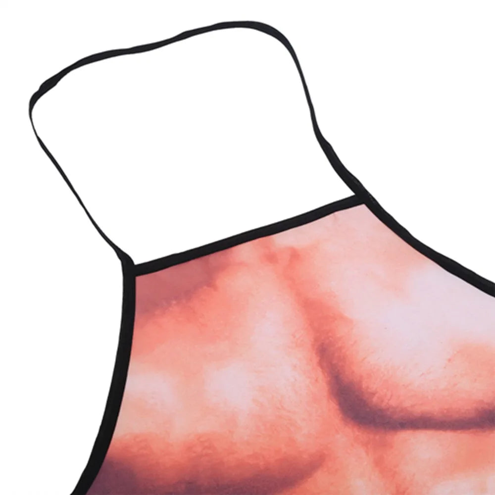 3D Funny Novelty Cooking Apron – Gag Gift for Grill & Kitchen Novelty Cooking Apron Richie's