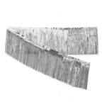 Metallic Foil Tassel Fringe Garland Curtain 30×200cm Party Party Fringe Curtain Richie's Silver