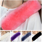 2Pcs Plush Car Seat Belt Shoulder Cover Pad – Auto Interior Seat Belt Cover Richie's