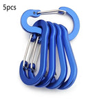 5-Pack Mini Aluminum Carabiner Clips – Scratch-Resistant Carabiner Clips Richie's A2