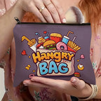 Food-Themed Makeup Bag | Canvas Travel Cosmetic Organizer Pouch Travel Cosmetic Bag Richie's