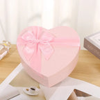 Heart-Shaped Kraft Paper Gift Box with Red Bowknot | 3 Sizes Gift Box Richie's
