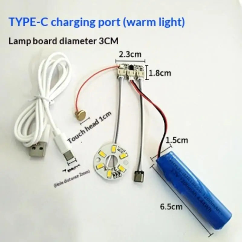 LED Light Panel Dimming Controller with Remote & Touch Switch LED Light Controller Richie's 3W Warm light