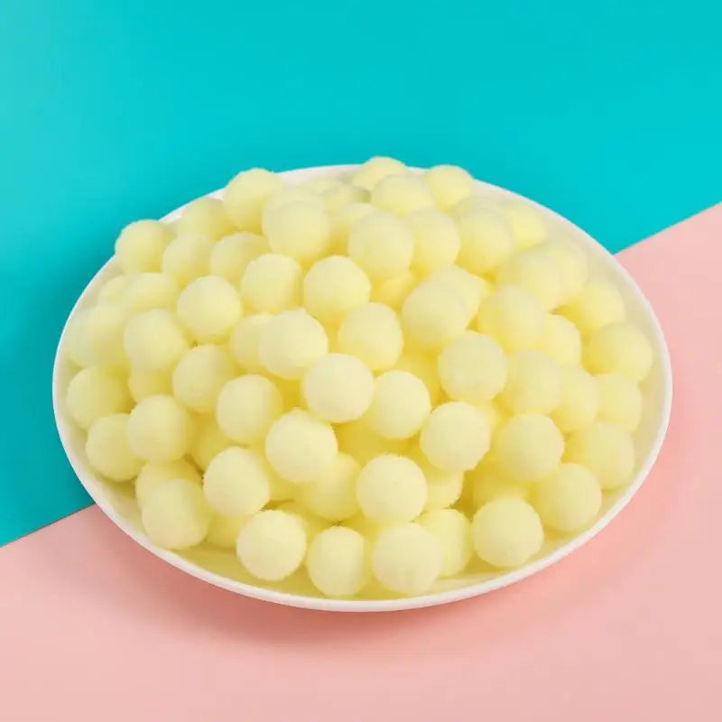 50Pcs Multicolored Polyester Pom Pom Balls – DIY Craft Supplies DIY Craft Pom Poms Richie's A31