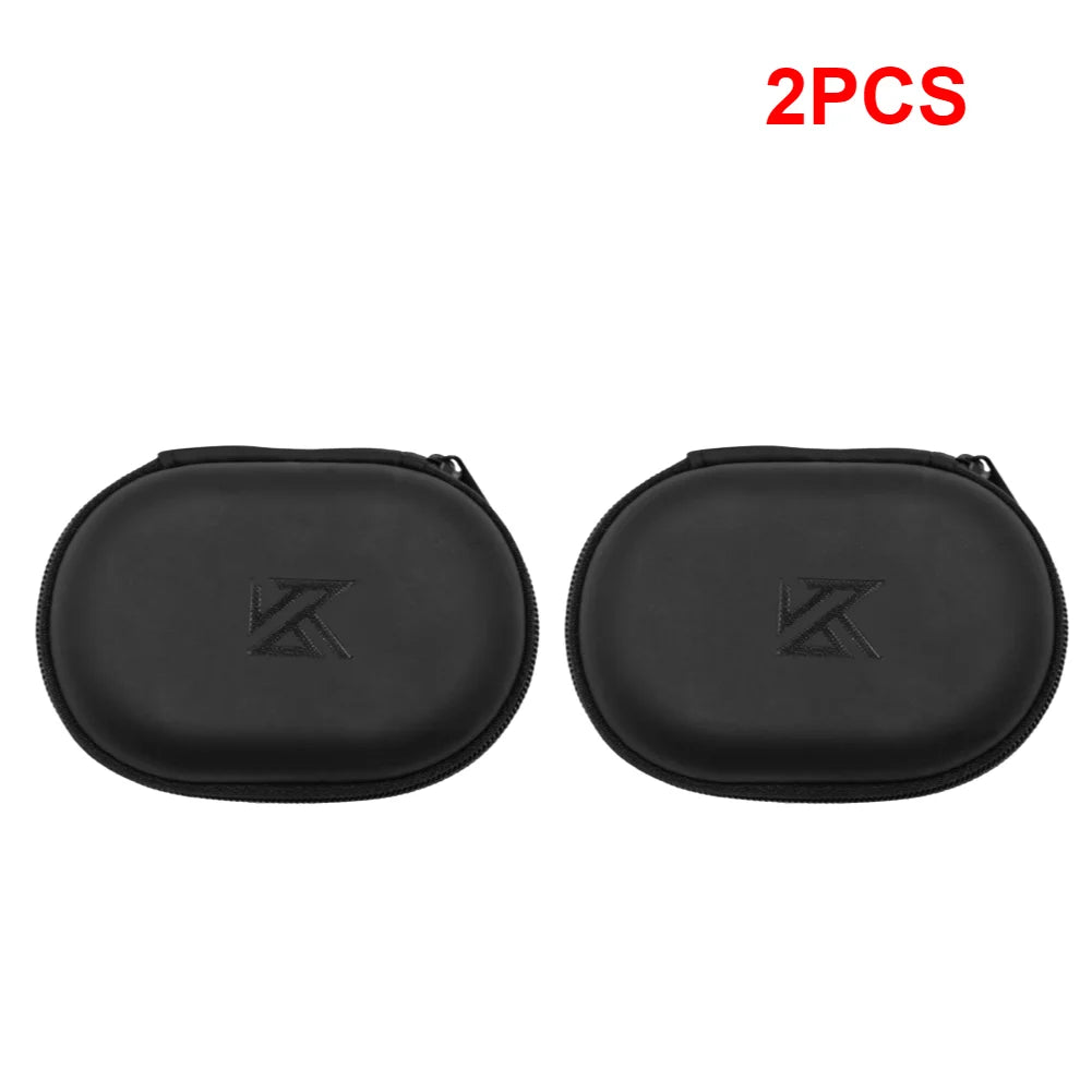 Universal PU Leather Earphones Case – Portable Storage Box Earphone Storage Case Richie's 2PCS