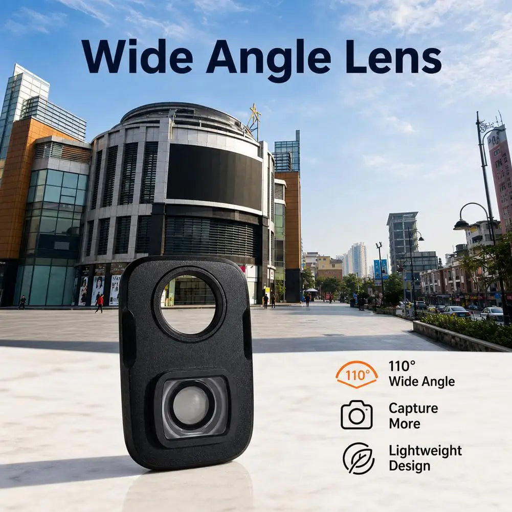 DJI Osmo Pocket 4 Pro 110° Wide Angle Lens – Optical Glass Camera Lens Attachment Richie's