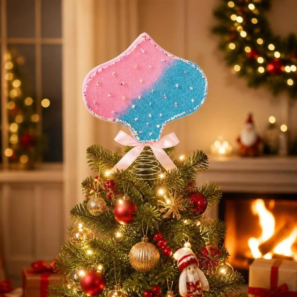 Candy Themed Christmas Tree Topper – Foam Lollipop & Star Christmas Tree Topper Richie's
