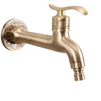 European Antique Brass Faucet DN15 Single Cold Tap – Basin & Mop Pool Brass Utility Faucet Richie's
