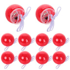 12pcs Light-Up Red Clown Noses – Halloween & Party Props Costume Party Props Richie's