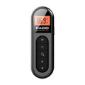 JOCESTYLE Mini Clip FM Radio Rechargeable LCD Display Portable FM Radio Richie's Red