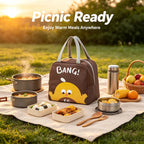 Cartoon Insulated Lunch Box Bag – Large Capacity Thermal Tote Insulated Lunch Bag Richie's