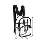 Clear PVC Transparent Backpack – Waterproof Stadium-Approved Bag Transparent Backpack Richie's