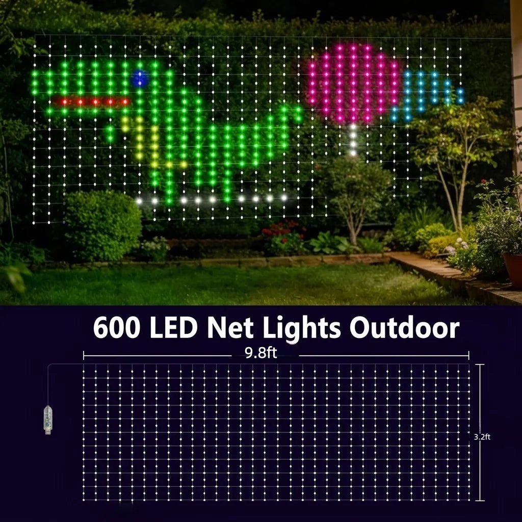 USB Smart Fairy String Lights 600 LED RGB Color Changing 3M LED String Lights Richie's 3M 600LED