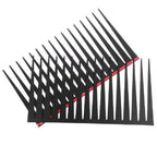 3D Black Car Eyelash Stickers – Headlight Decals, Rubber & PVC Car Decal Sticker Richie's