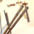Retro Wooden Chopsticks Japanese Style Sushi Pointed Tips Pair Wooden Chopsticks Richie's A