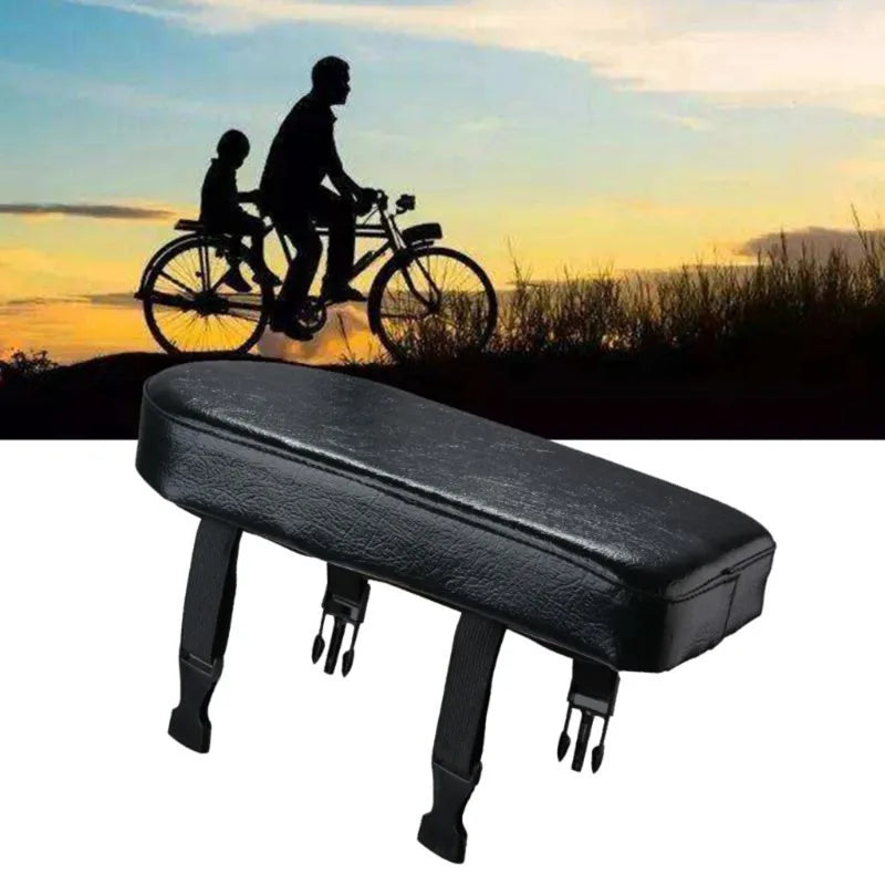 Bike Rear Seat Cushion with Backrest & Foot Pedals Bike Rear Seat Richie's
