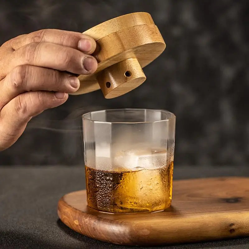 Cocktail Smoker Kit – Wooden Bar Smoke Infuser for Drinks Cocktail Smoker Kit Richie's