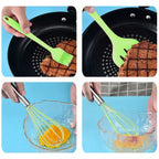 5-Piece Silicone Kitchen Utensils Set – Nonstick & Heat Resistant Silicone Utensil Set Richie's