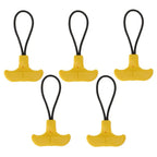 5-Pack T-Shape Zipper Pull Replacement for Bags & Tents Zipper Pull Replacement Richie's yellow
