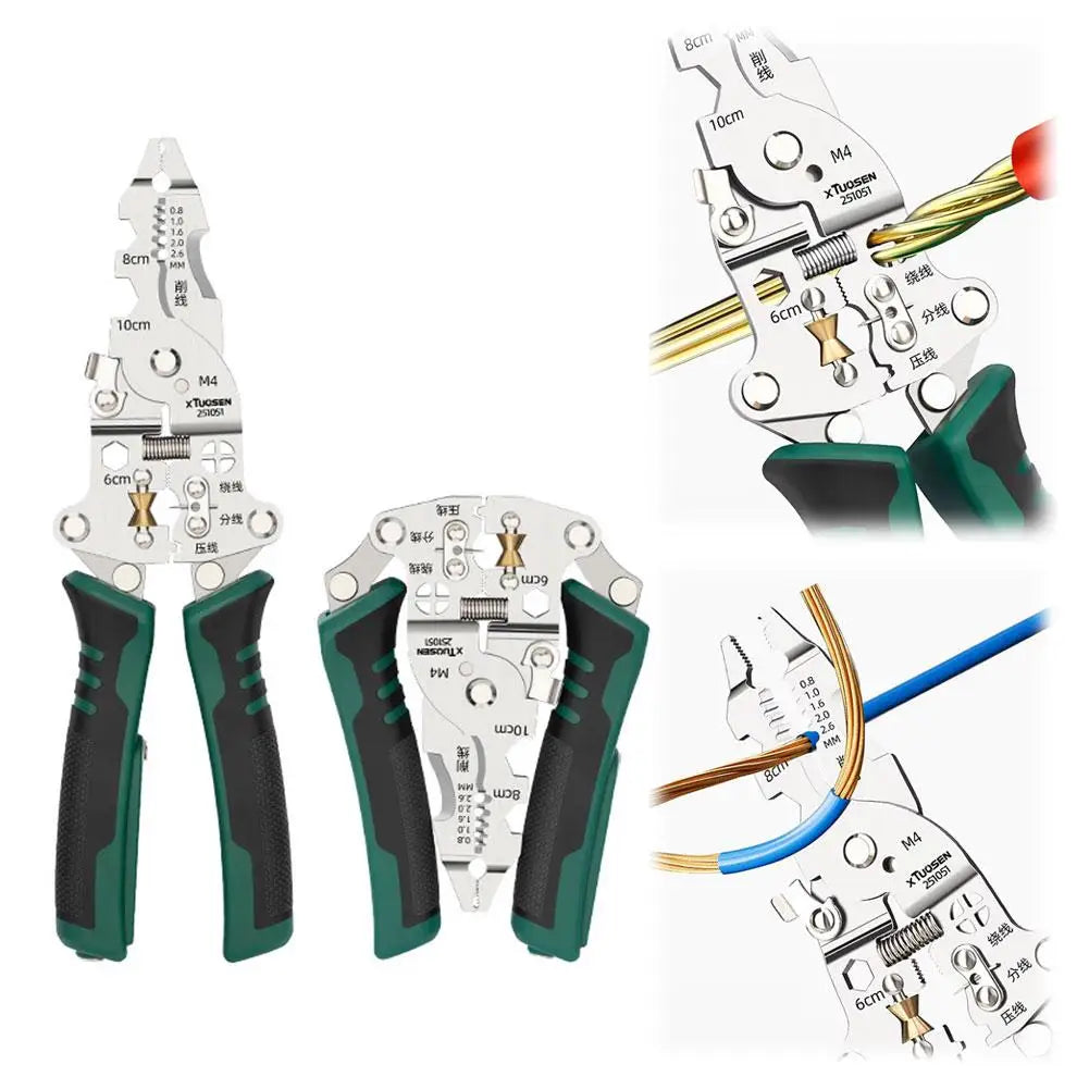 Foldable Wire Stripper & Voltage Tester Pliers | Electrician Tool Wire Stripper Pliers Richie's