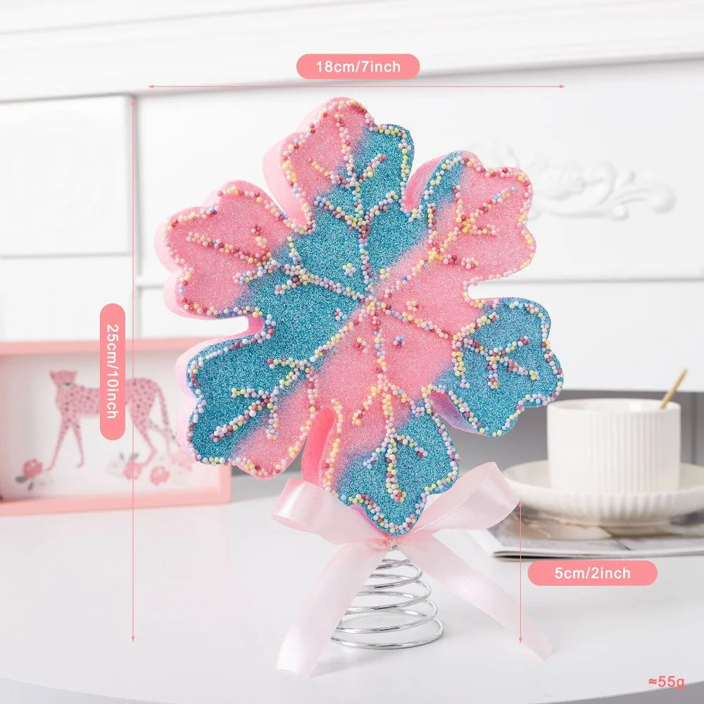 Candy Themed Christmas Tree Topper – Foam Lollipop & Star Christmas Tree Topper Richie's Style13