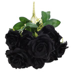 Black Rose Artificial Bouquet – Halloween & Home Decor Artificial Flower Bouquet Richie's other