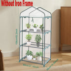4-Tier Walk-In Greenhouse Cover – Waterproof Transparent PVC Greenhouse Cover Richie's 4 Tier
