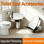2pcs Stainless Steel Toilet Seat Hinge Universal Quick Release Top Fix Toilet Seat Hinge Richie's