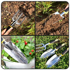 TOTNEND 4-Piece Garden Tool Set – Trowel, Rake & Gloves Garden Tool Set Richie's
