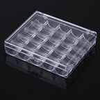 25-Spool Bobbin Storage Box | Sewing Organizer Case Bobbin Storage Organizer Richie's