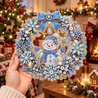 Christmas Diamond Art Suncatcher – Acrylic Pearl Window Hanging Christmas Suncatcher Richie's