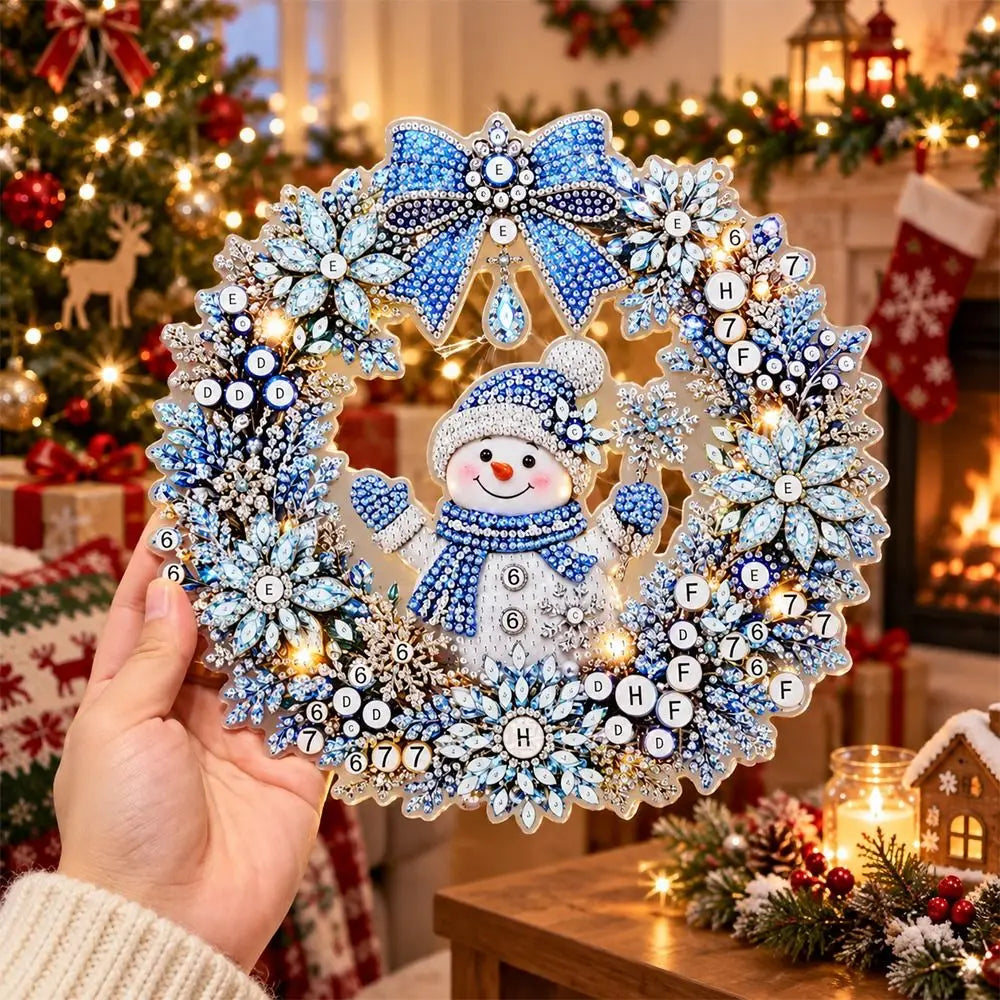 Christmas Diamond Art Suncatcher – Acrylic Pearl Window Hanging Christmas Suncatcher Richie's