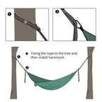 2PCS Hammock Tree Straps 600 lbs – Polyester 5-Ring Straps Hammock Straps Richie's