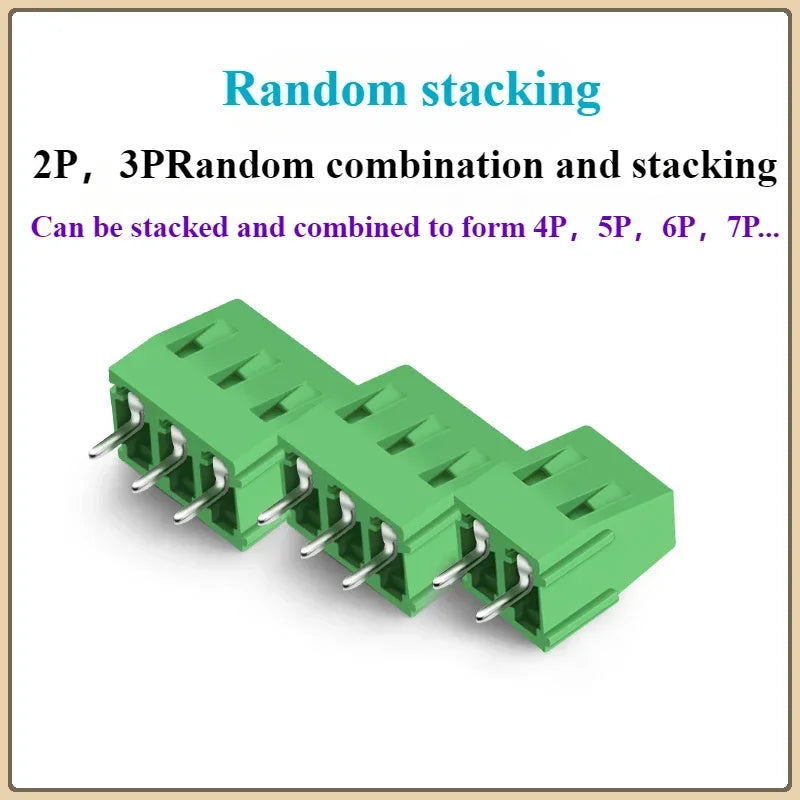 KF301 PCB Screw Terminal Block 2P 3P 4P 5mm Pitch Plug-In PCB Terminal Block Richie's