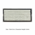 DIY Self-Inking Stamp Kit – Adjustable Multi-Size Monogram Set Self-Inking Stamp Kit Richie's Plate-4