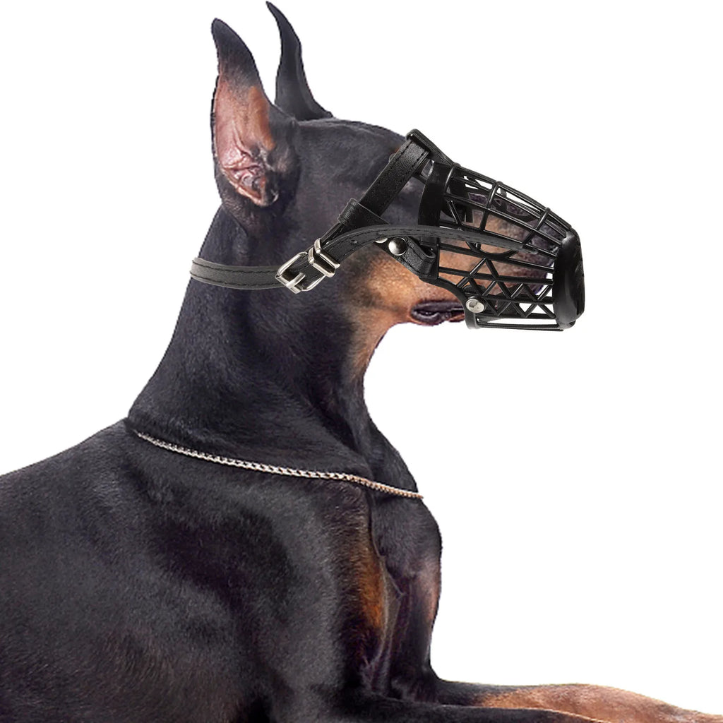7-Size Plastic Basket Dog Muzzle Set – All Breeds, Adjustable Dog Muzzle Set Richie's