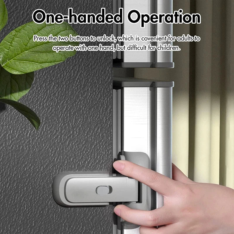 Child Proof Fridge Lock – Universal Refrigerator Door Lock Refrigerator Door Lock Richie's