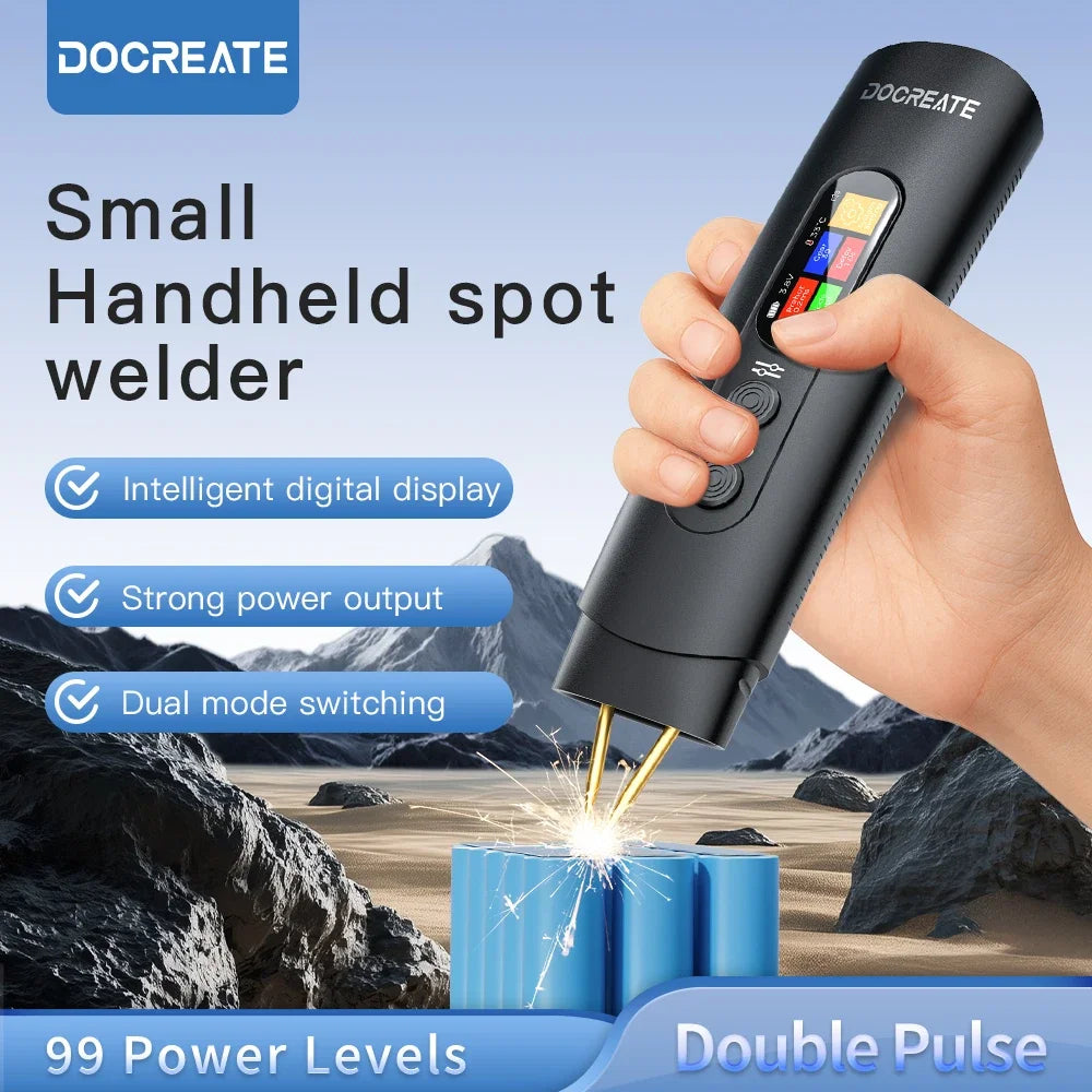 HU-10B Portable Spot Welder 3360W 800A – Color Screen & Dual Mode Spot Welding Machine Richie's