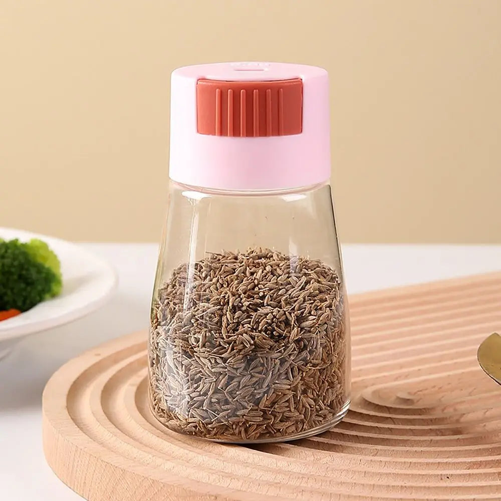 0.5g Press Quantitative Salt Dispenser – Dustproof Seasoning Jar Salt Dispenser Richie's pink