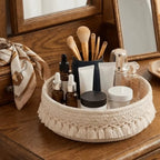 Cotton Rope Woven Storage Basket – Bohemian Tassel Organizer Woven Storage Basket Richie's