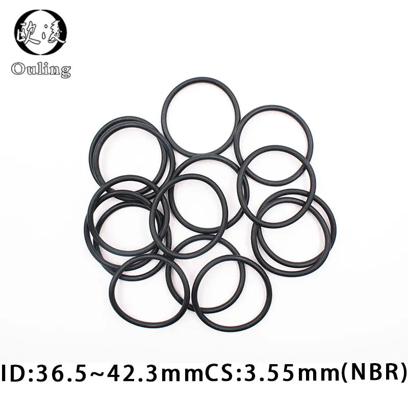 30-Pack NBR O-Rings CS 3.55mm ID 36.5–42.3mm Rubber Seal Gaskets Rubber O-Ring Seals Richie's