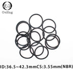 30-Pack NBR O-Rings CS 3.55mm ID 36.5–42.3mm Rubber Seal Gaskets Rubber O-Ring Seals Richie's