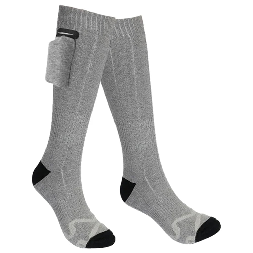 APWIKOGER Electric Heated Socks – USB Thermal Winter Warmth Electric Heated Socks Richie's Basic Gray